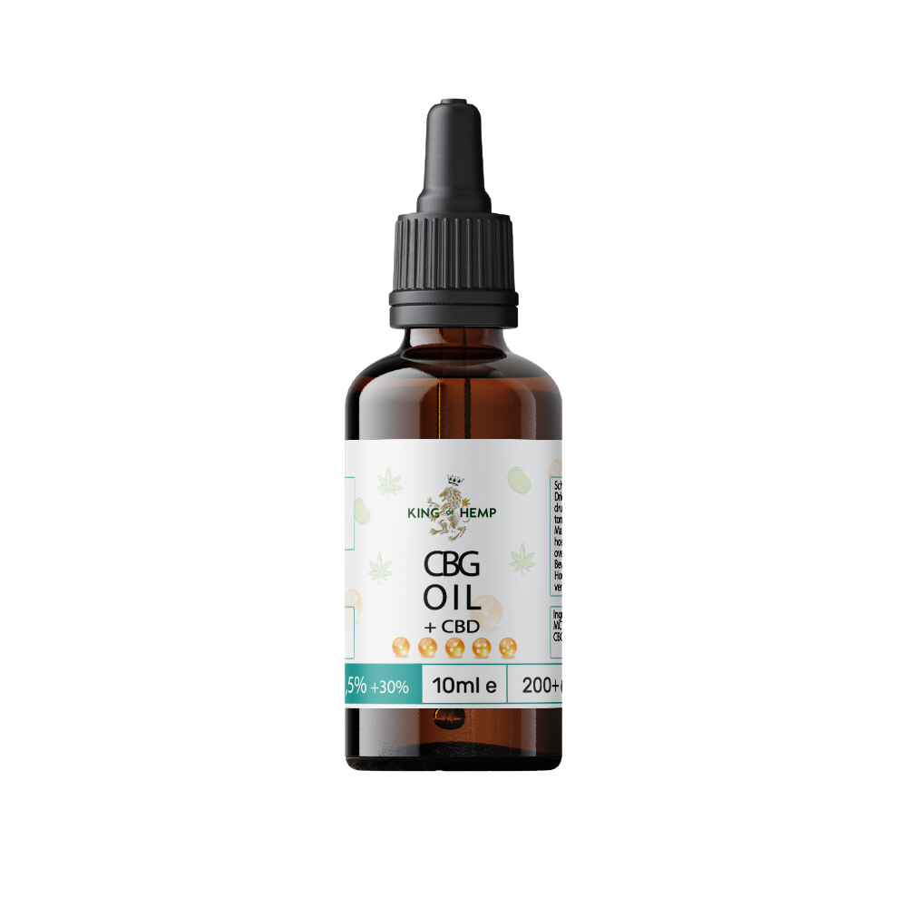 King of Hemp - Huile de CBG 7,5% + 30% de CBD