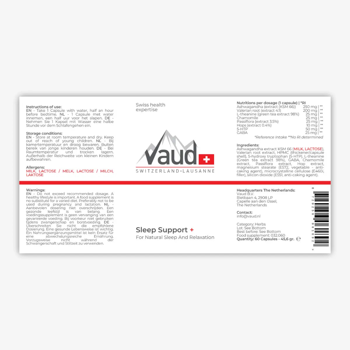 Vaud - Soutien au sommeil
