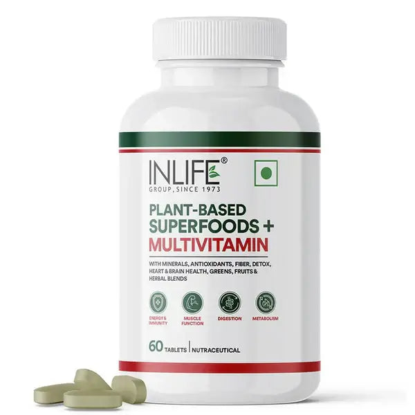 Superaliments à base de plantes + multivitamines